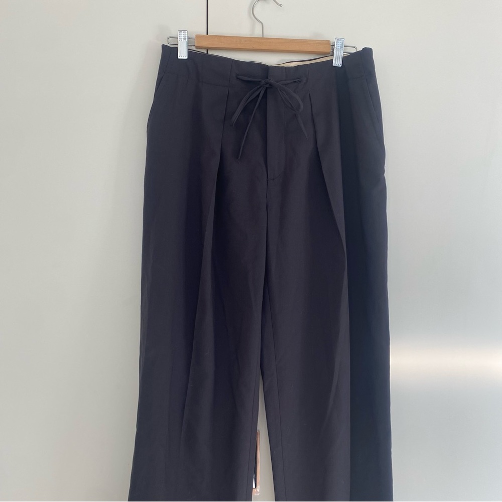 💙 3/$40 ZARA Dark Grey Wide-Leg Trousers Size S